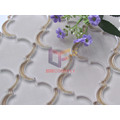 Super White Color Water Jet Crystal Mosaic Tile (CFW59)